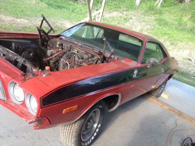 1974 Red Dodge Challenger
