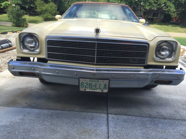 1974 Tan Chevrolet Chevelle Coupe