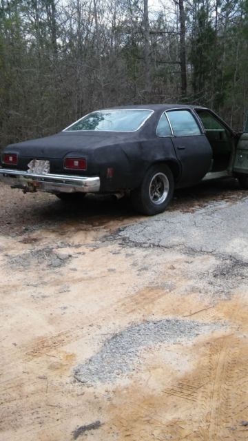1974 Black Chevrolet Chevelle Sedan