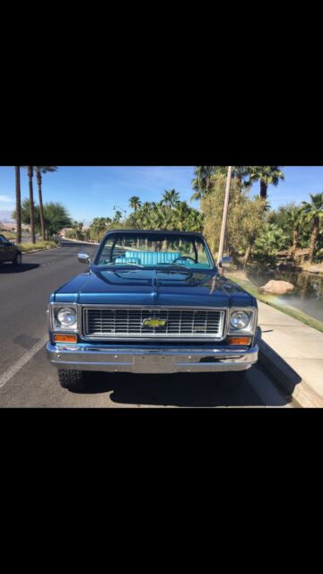 1974 Blue Chevrolet Blazer --