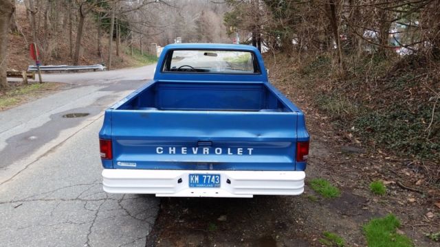 1974 Blue Chevrolet C-10 Standard Cab Pickup