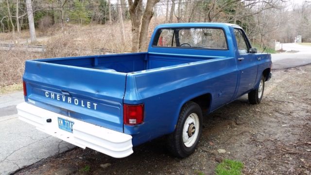 1974 Blue Chevrolet C-10 Standard Cab Pickup