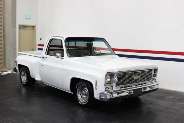 1974 White Chevrolet C-10 Pickup Truck