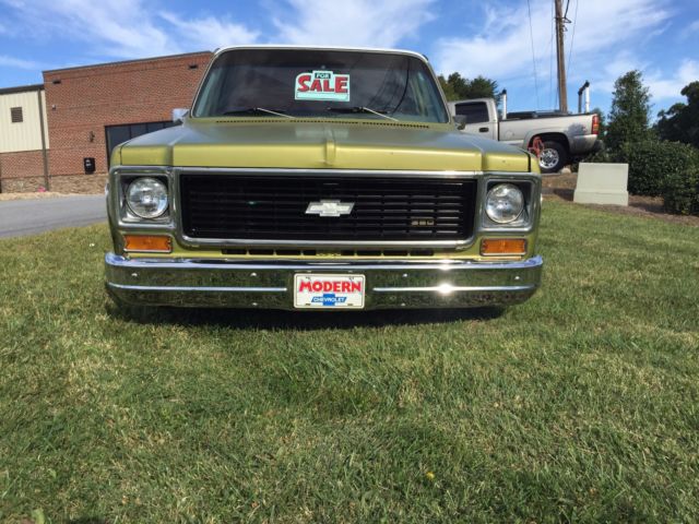 1974 Green Chevrolet C-10 Standard Cab Pickup