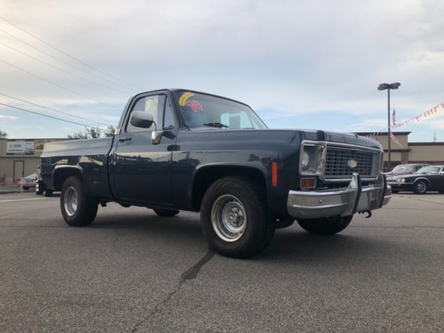 1974 Blue Chevrolet C-10 Regular cab short bed
