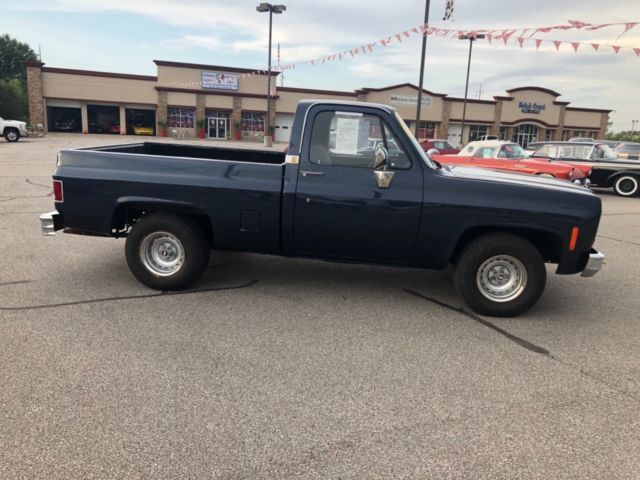 1974 Blue Chevrolet C-10 Regular cab short bed