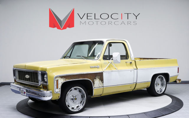 1974 Yellow Chevrolet C-10 Extended Cab Pickup