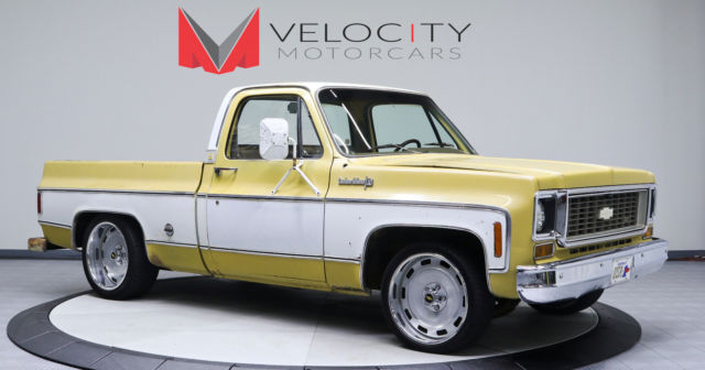 1974 Yellow Chevrolet C-10 Extended Cab Pickup