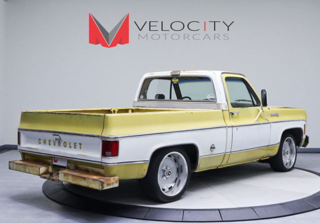 1974 Yellow Chevrolet C-10 Extended Cab Pickup