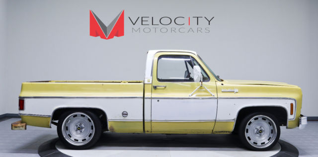 1974 Yellow Chevrolet C-10 Extended Cab Pickup