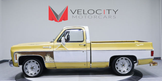 1974 Yellow Chevrolet C-10 Extended Cab Pickup