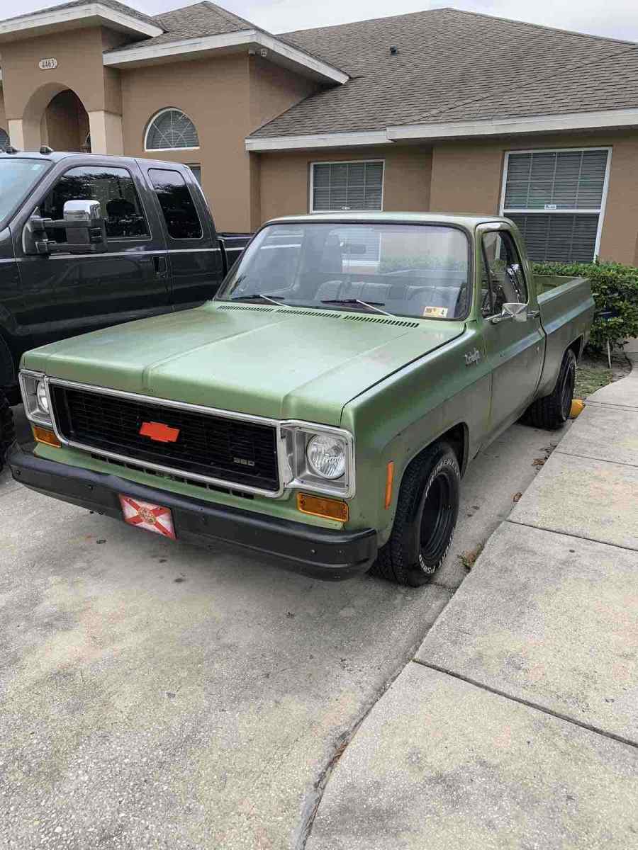 1974 Green Chevrolet C10/K10 Pickup