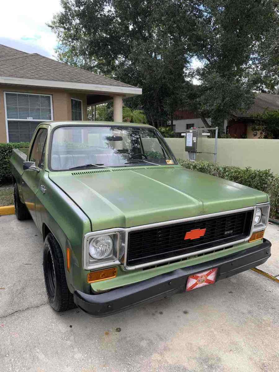 1974 Green Chevrolet C10/K10 Pickup