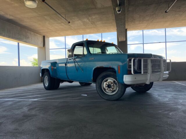 1974 Blue Chevrolet C-10 Standard Cab Pickup