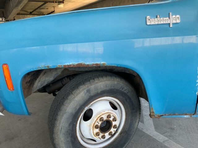 1974 Blue Chevrolet C-10 Standard Cab Pickup