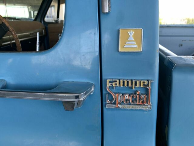 1974 Blue Chevrolet C-10 Standard Cab Pickup