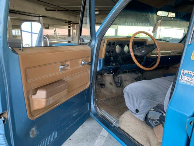 1974 Blue Chevrolet C-10 Standard Cab Pickup