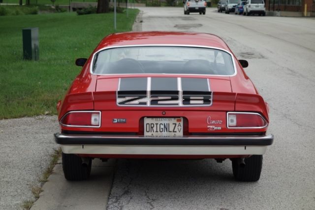 1974 Red Chevrolet Camaro Coupe