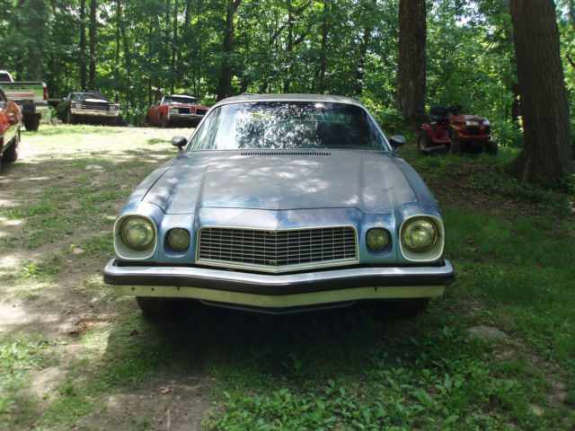 1974 Blue Chevrolet Camaro Coupe