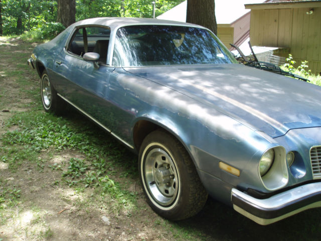 1974 Blue Chevrolet Camaro Coupe