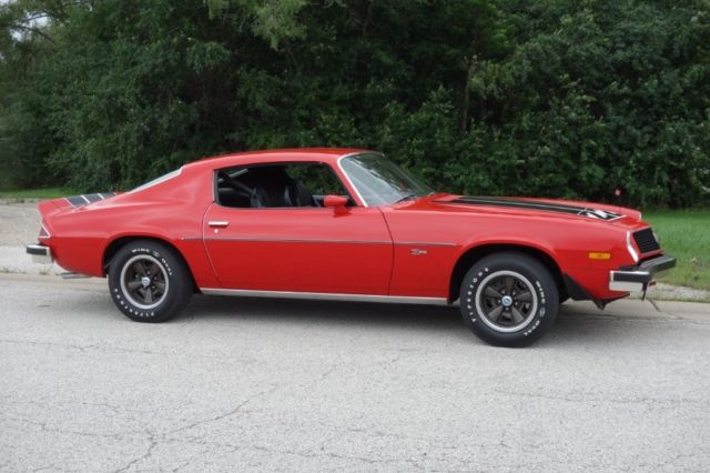 1974 Red Chevrolet Camaro Coupe