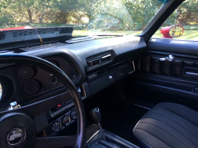 1974 red Chevrolet Camaro