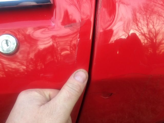 1974 red Chevrolet Camaro