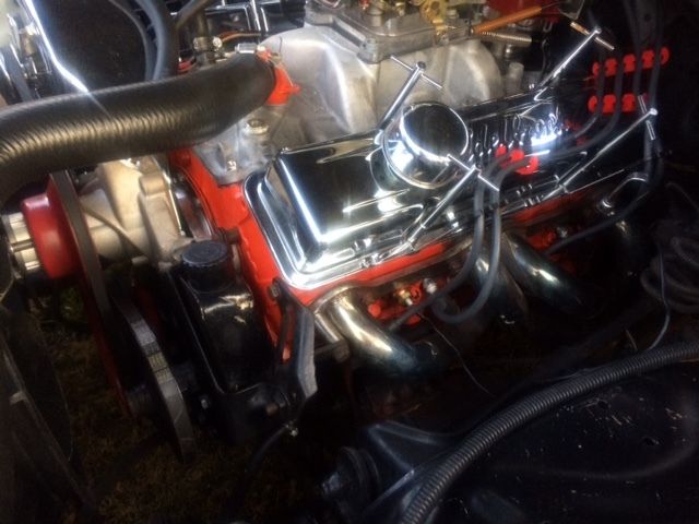 1974 red Chevrolet Camaro