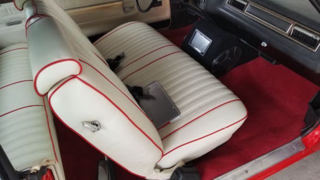 1974 Red Chevrolet Caprice Convertible