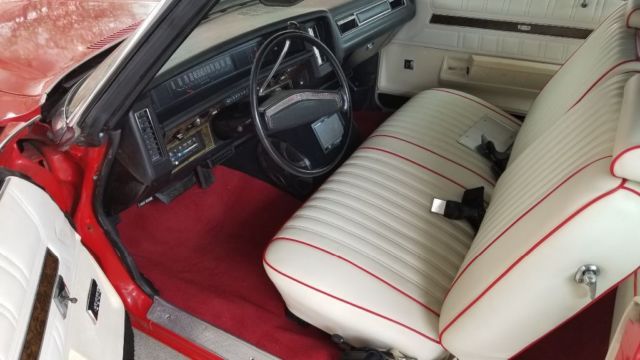 1974 Red Chevrolet Caprice Convertible