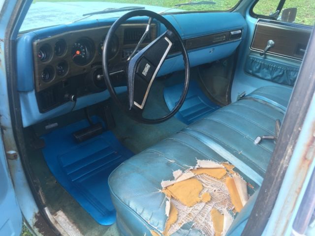 1974 Blue Chevrolet C-10 Standard Cab Pickup