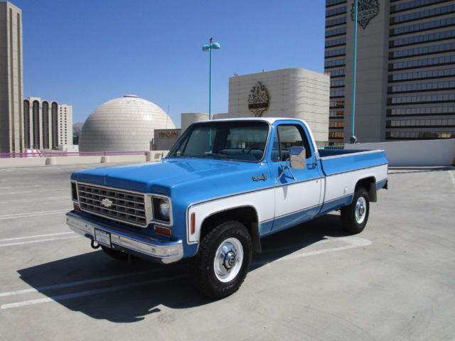 1974 Blue Chevrolet C/K 20 --
