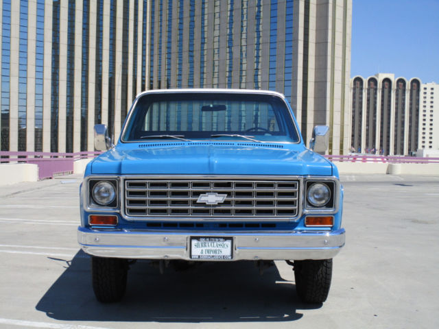 1974 Blue Chevrolet C/K 20 --