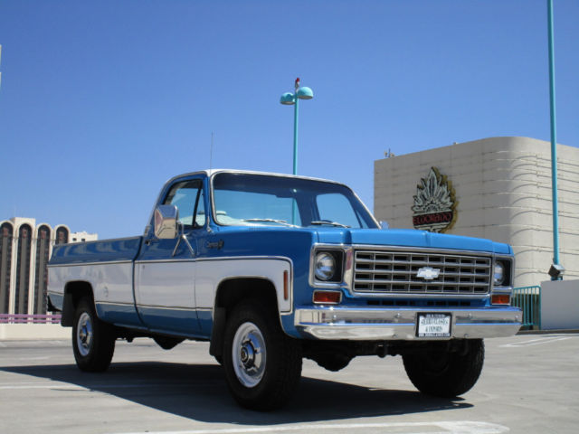 1974 Blue Chevrolet C/K 20 --