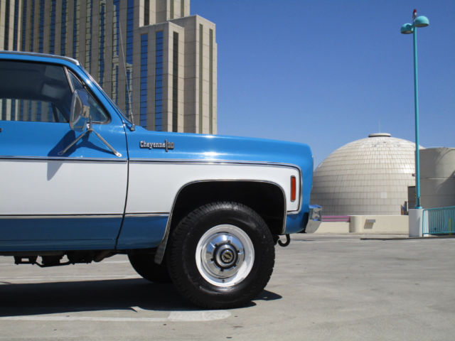 1974 Blue Chevrolet C/K 20 --