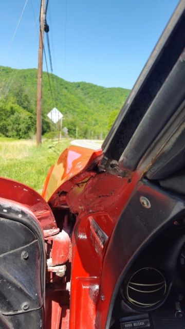 1974 Red Chevrolet Corvette
