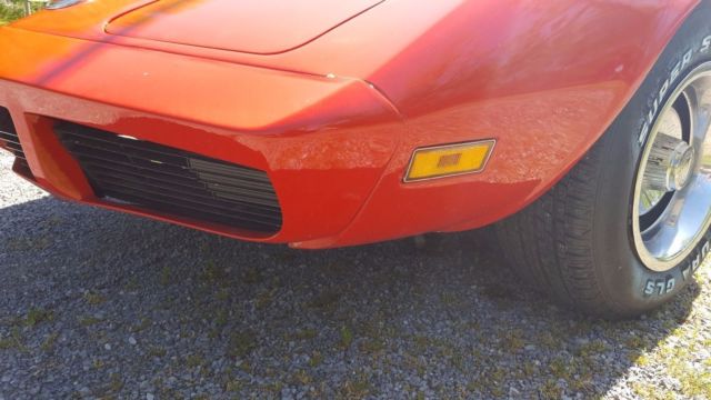 1974 Red Chevrolet Corvette