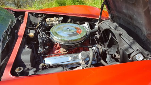 1974 Red Chevrolet Corvette