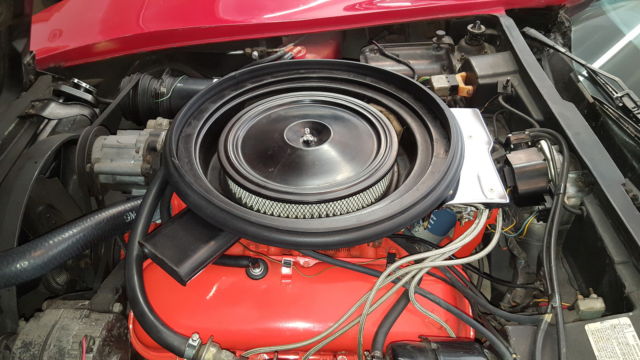 1974 Red Chevrolet Corvette Coupe