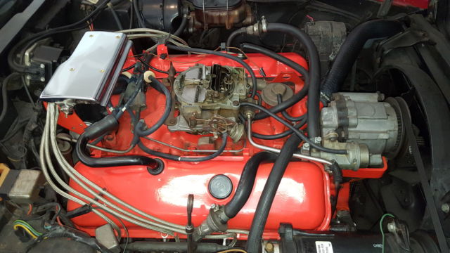 1974 Red Chevrolet Corvette Coupe