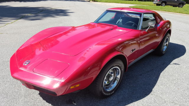 1974 Red Chevrolet Corvette Coupe