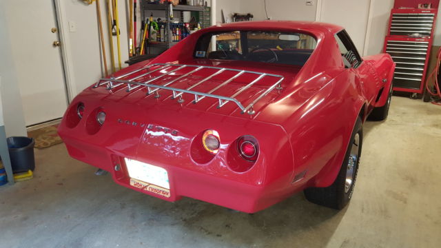 1974 Red Chevrolet Corvette Coupe