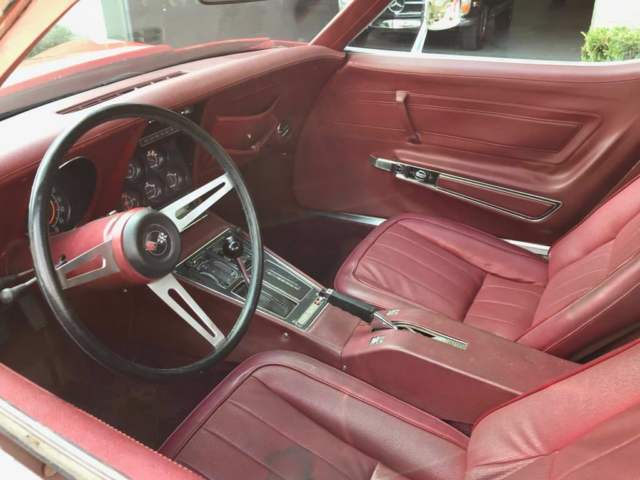 1974 red Chevrolet Corvette