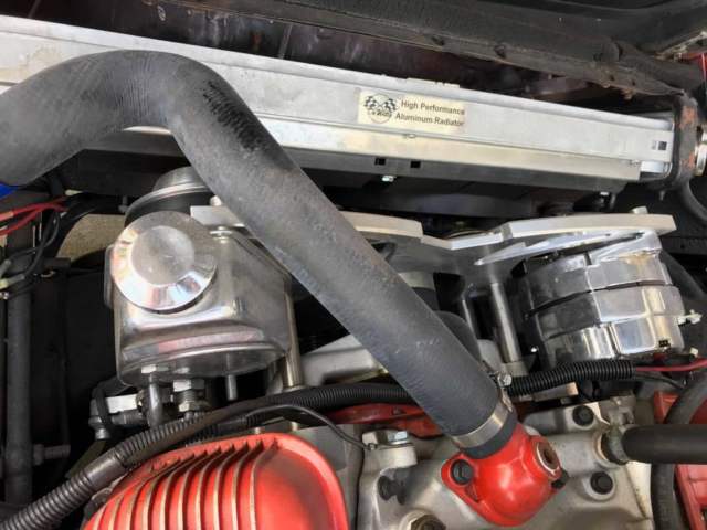 1974 red Chevrolet Corvette