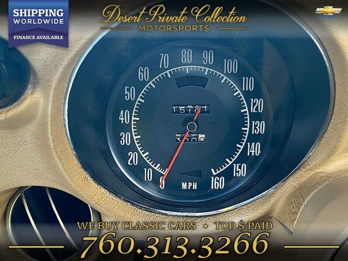 1974 Yellow Chevrolet Corvette C3 Coupe