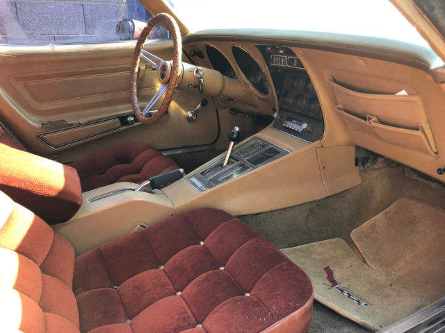 1974 Burgundy Chevrolet Corvette Coupe