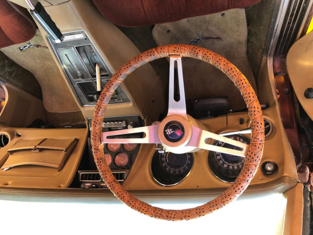 1974 Burgundy Chevrolet Corvette Coupe