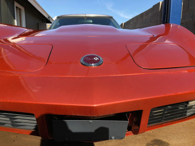 1974 Burgundy Chevrolet Corvette Coupe