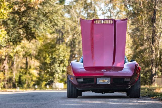 1974 Burgundy Chevrolet Corvette Coupe