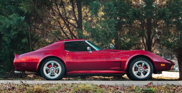 1974 Burgundy Chevrolet Corvette Coupe